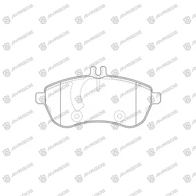 PN0452W Pads de fre per a Benz E 200 212034
